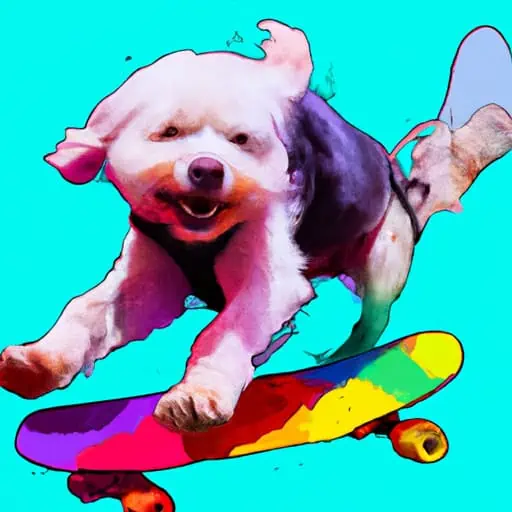 Skateboard Paws: Diesel's Journey of Tricks and Loyalty