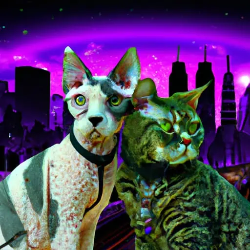 Feline Forces Unleashed: Metropolis in Paws