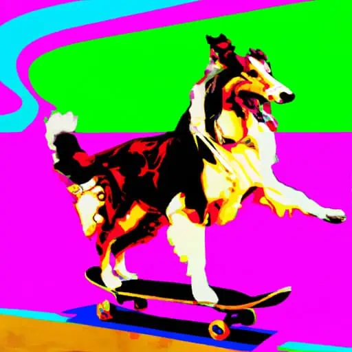 "Collie on Wheels: Shredding Doubts, Leaving Pawprints"