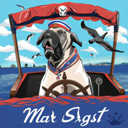 Mastiff at Sea: Gizmo's Nautical Adventure