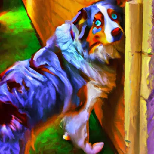 The Candy Caper: Abby the Australian Shepherd Unleashes Her Detective Paws