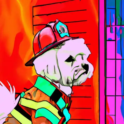 Firefighting Underdog: The Unlikely Heroism of Riley the Maltese