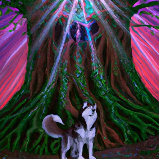 Husky Whispers of the Cosmic Grove