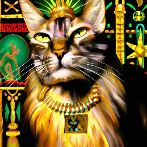 "The Purrfect Pharaoh: A Feline's Royal Riddle"